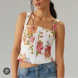 Reformation Tagliatelle Linen Tank